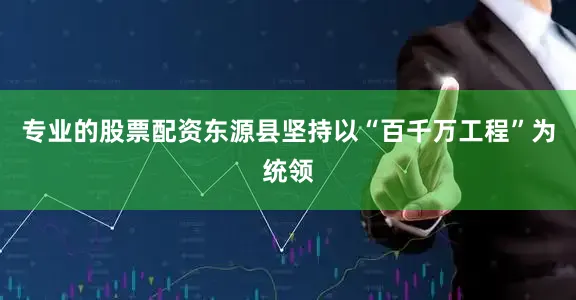 专业的股票配资东源县坚持以“百千万工程”为统领