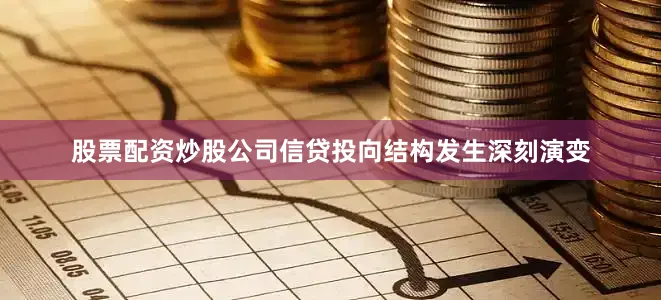 股票配资炒股公司信贷投向结构发生深刻演变